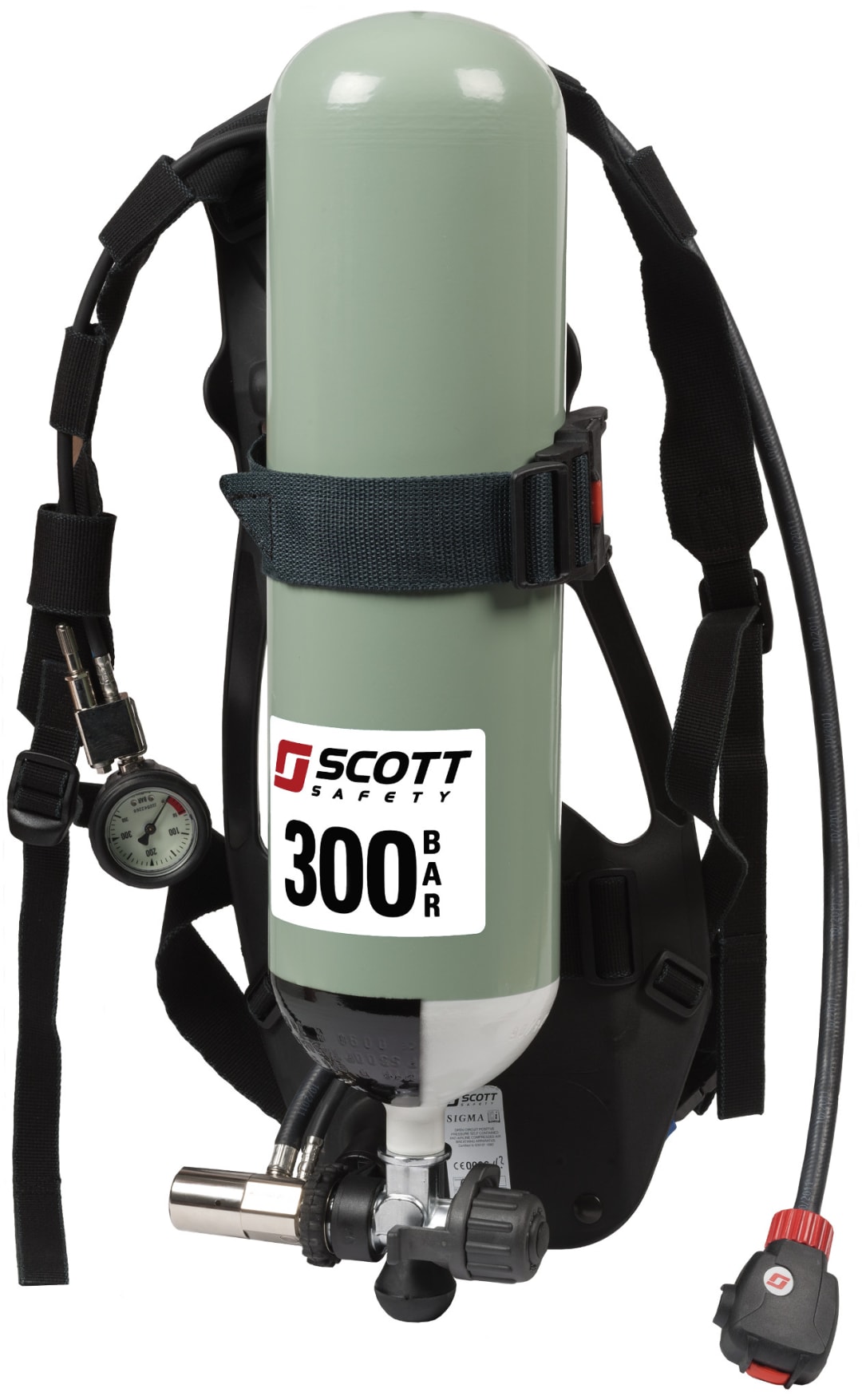 3M™ Scott™ Sigma-2 Tip 2 SCBA, Promask Yüz Maskesi ile, 2031828