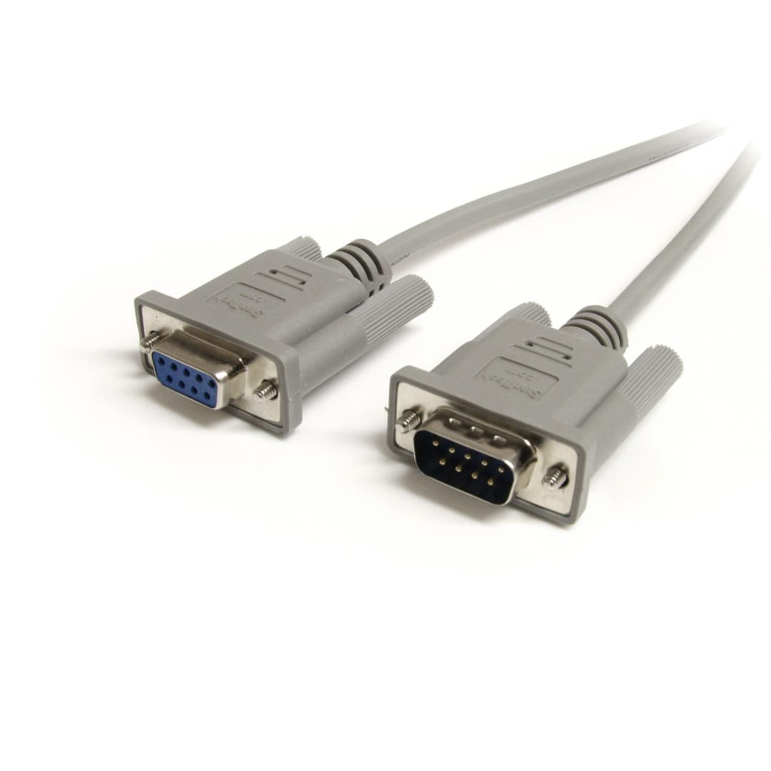 50 ft 9 pin Straight-Through Serial Cable M/F