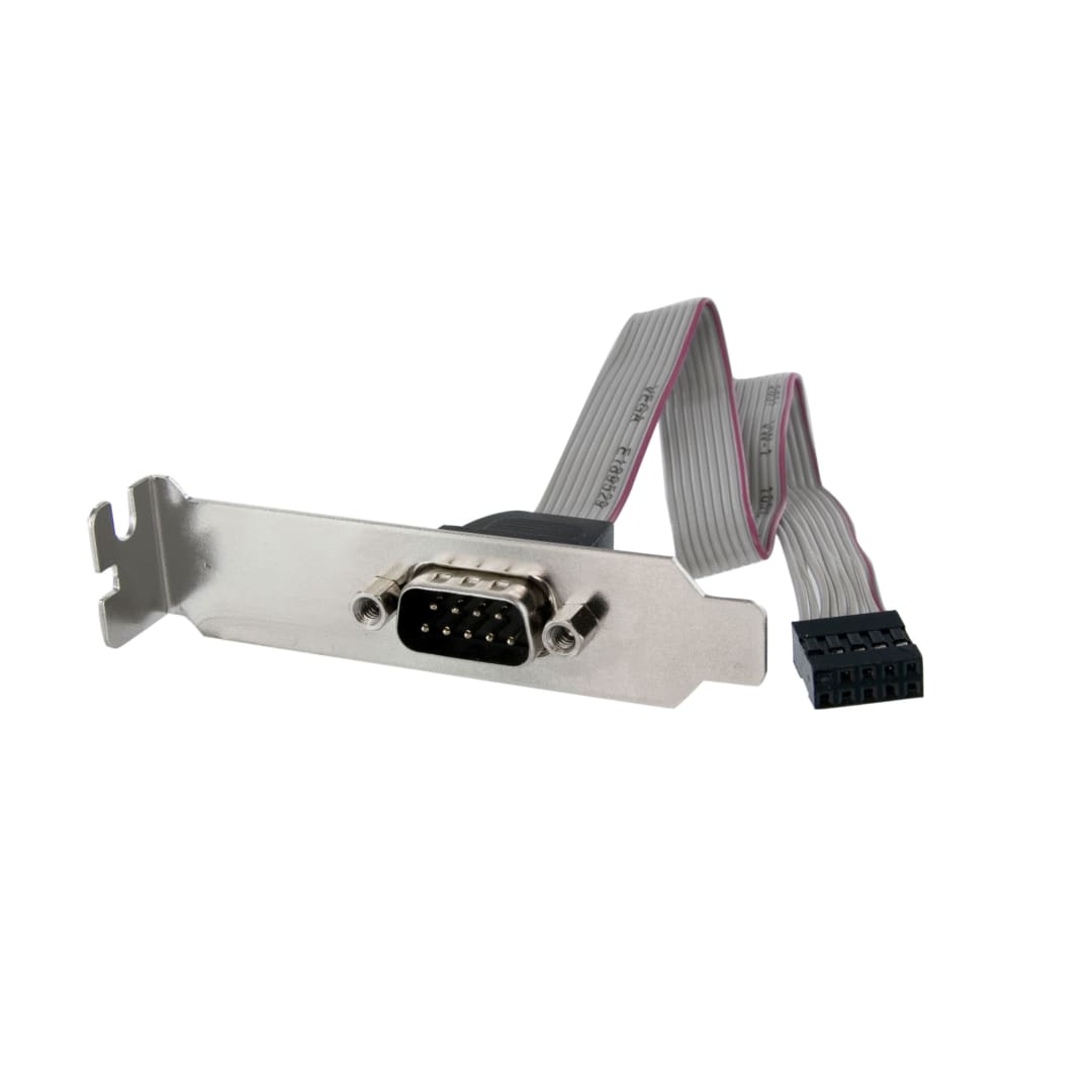 9-pin Serial to 10-pin IDC Header LP Slot Plate