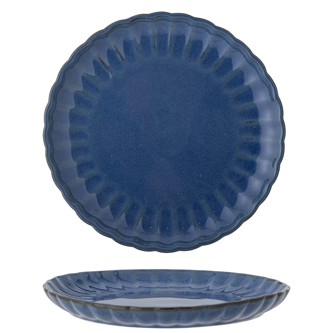 82061936 - Latina Plate, Blue, Stoneware STOCK: 300