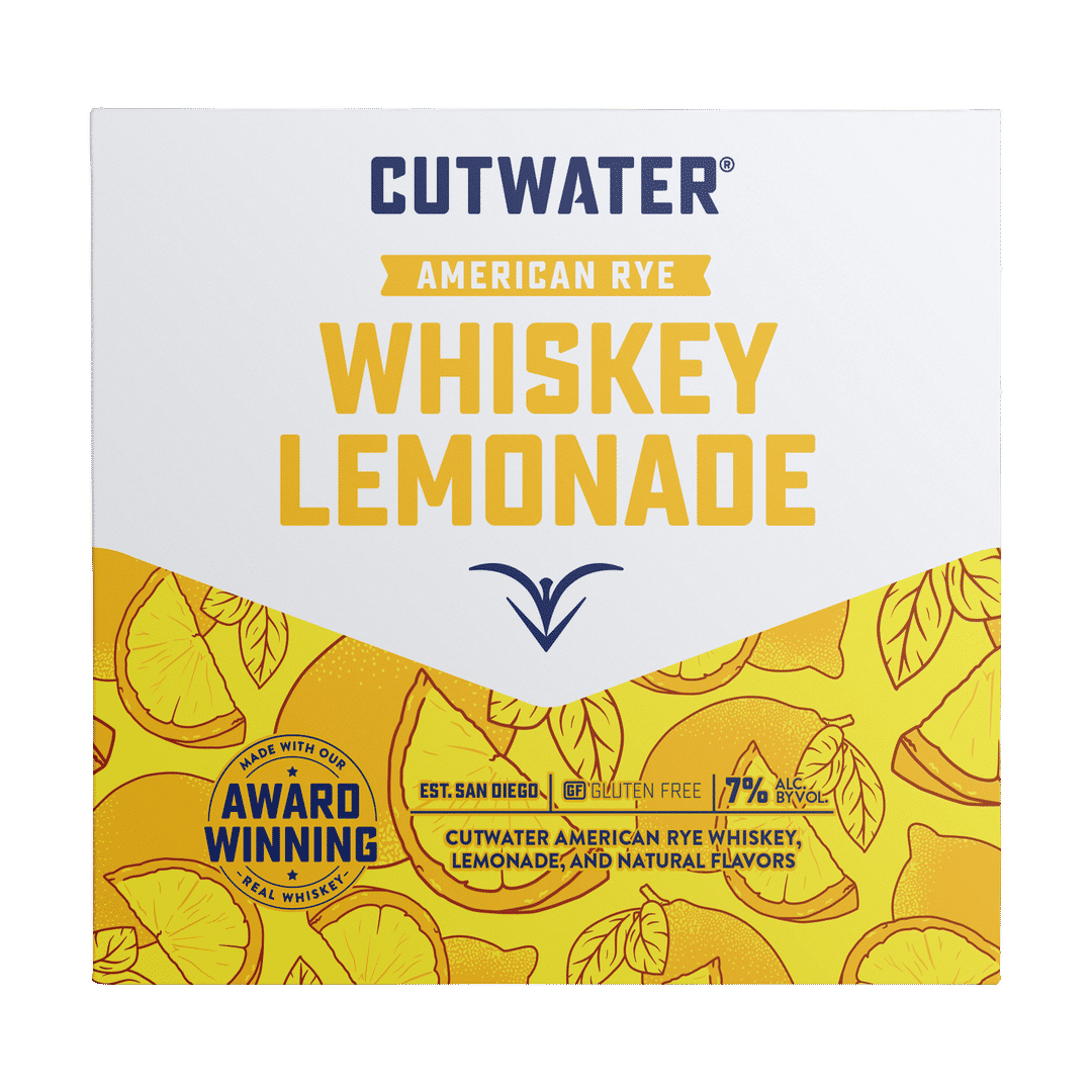 Cutwater Whiskey Lemonade, 4 Pack, 12 fl oz Cans