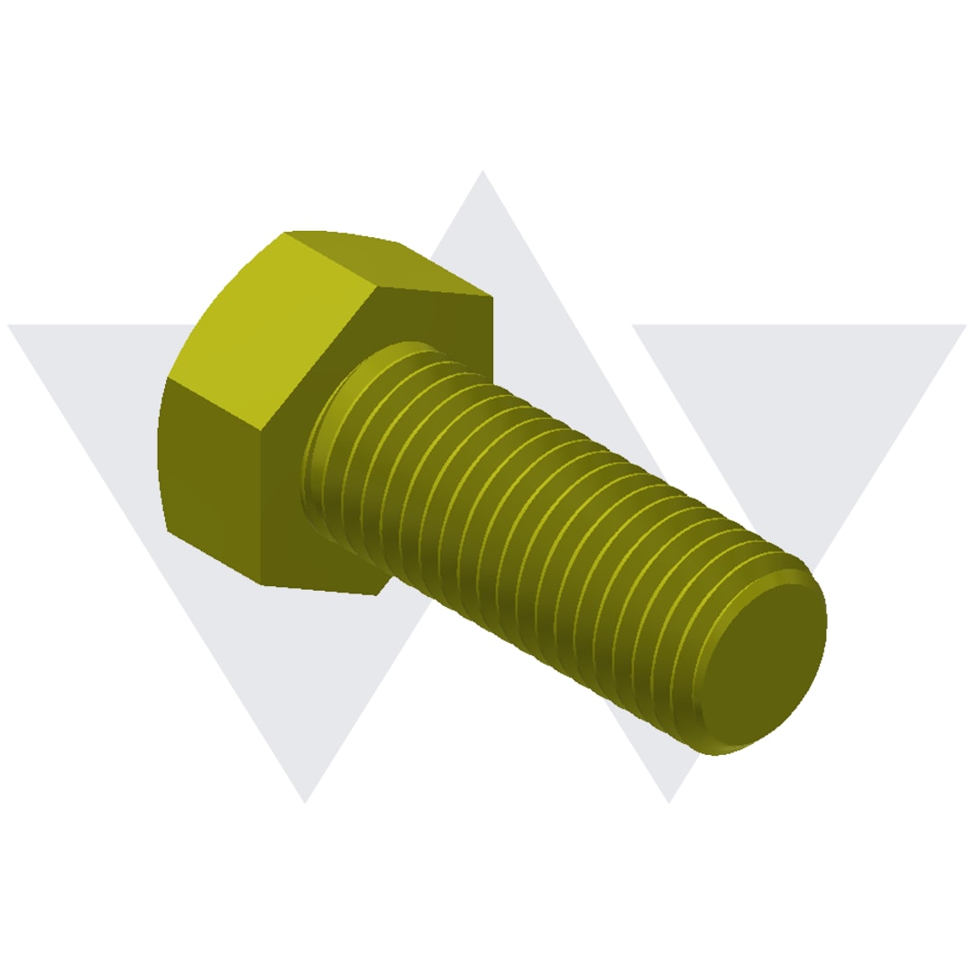1-8 X 2 3/4 USS Grade 8 Yellow