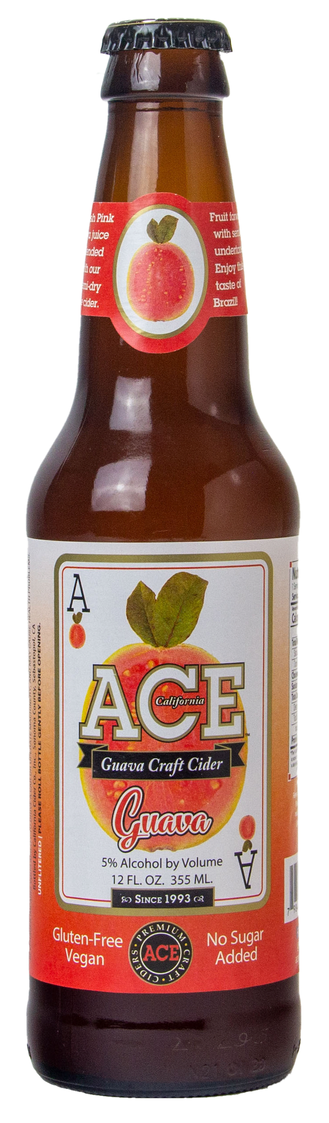 ACE Guava Cider 12 oz Bottle