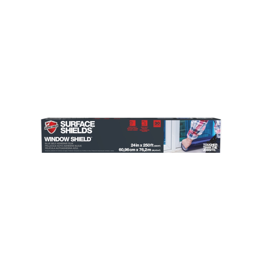 Window Shield™ Protection Film, 30-45day, Blue, 24" x 250'