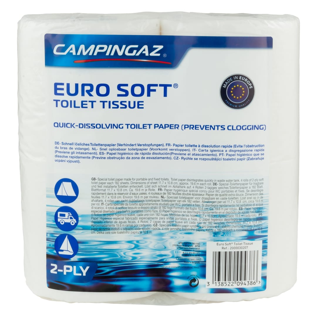 WC ACCY EURO SOFT 4 PACK TOILET PAPER