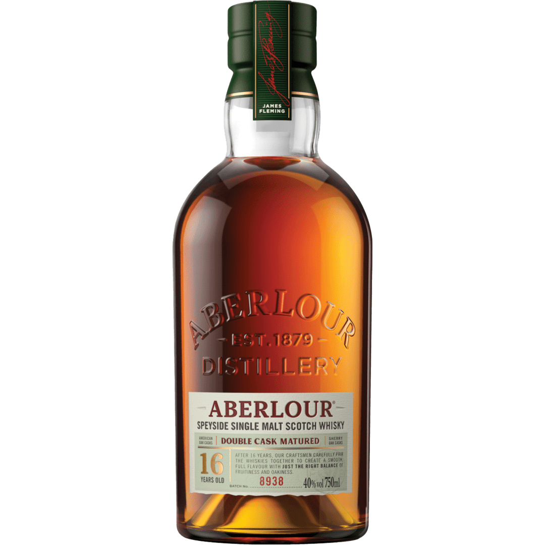 Aberlour 16 Year Old Double Cask Matured Single Malt Scotch Whiskey, 750 ml Bottle, 80 Proof