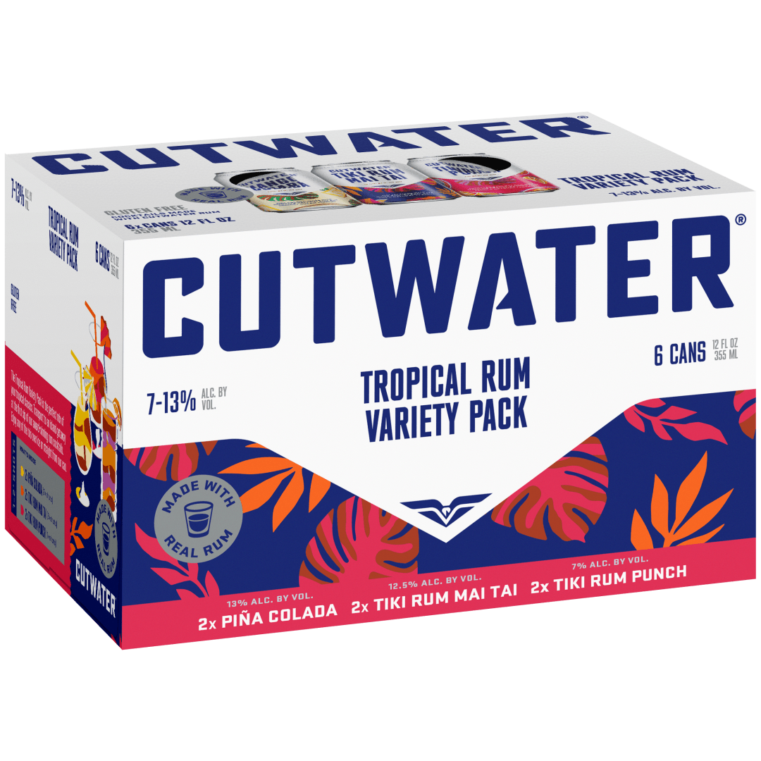 Cutwater Tropical Rum Variety 6 Pack, 12 fl Oz Cans