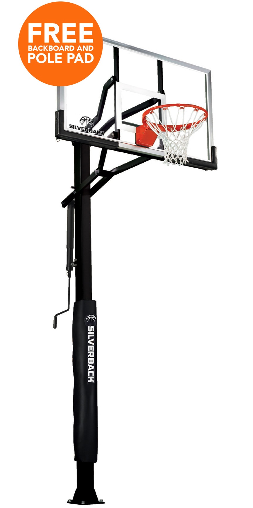 Silverback 60" In-Ground Baske