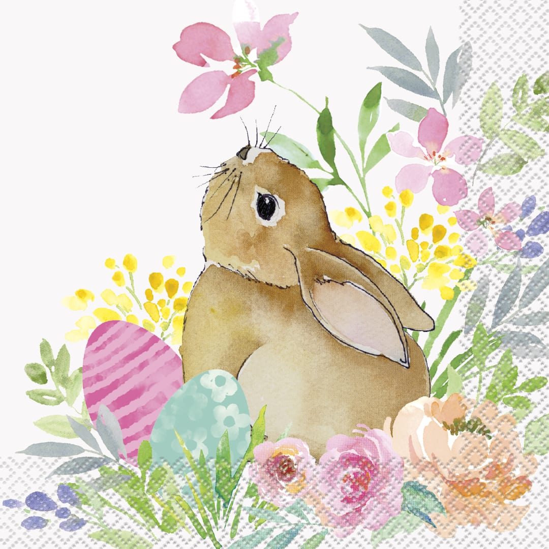 Watercolor Pastel Easter Luncheon Napkins, 16ct