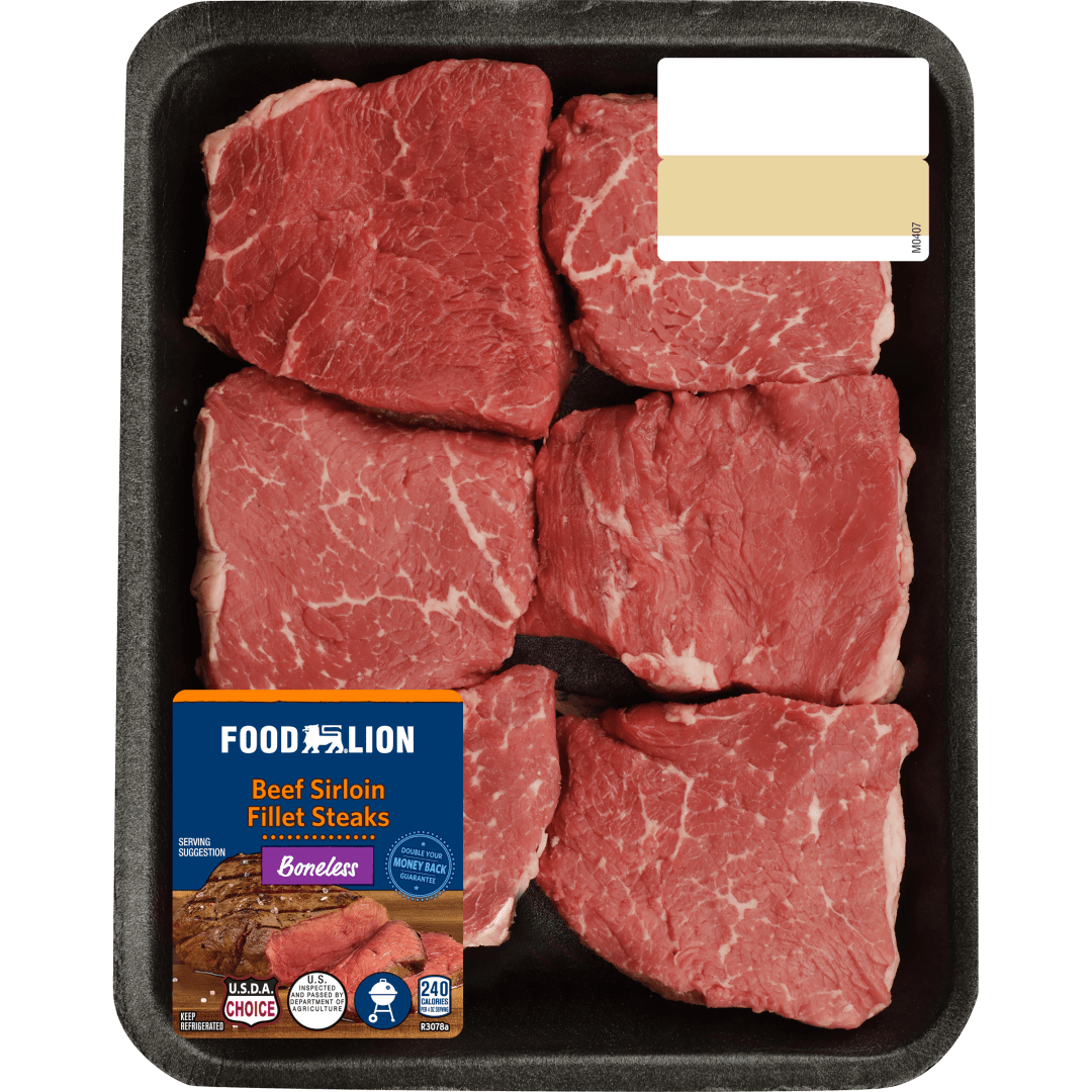 Beef Choice Angus Sirloin Filet Steaks