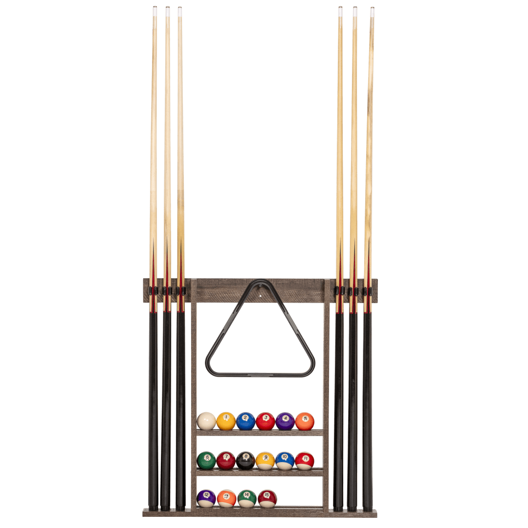 Wood Billiard Cue Rack