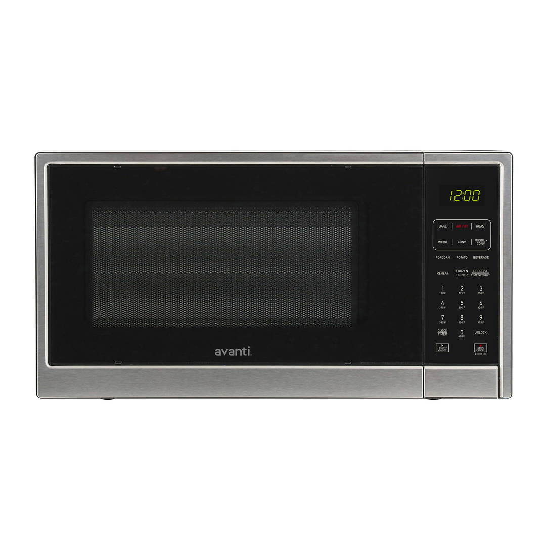 Avanti Microwave Air Fry, Convection Oven 3-in-1, 1.3 cu. ft. Capacity, in Black/Stainless Steel (MTAF130K3S)