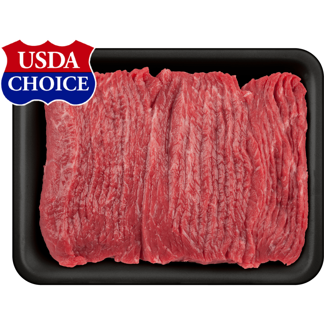 Beef Bottom Round Steak For Stir Fry 6-Pk