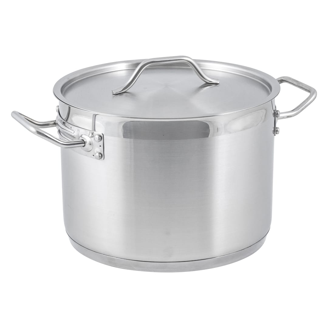 SSP-8 - STOCK POT S/S 8 QT W/COVER