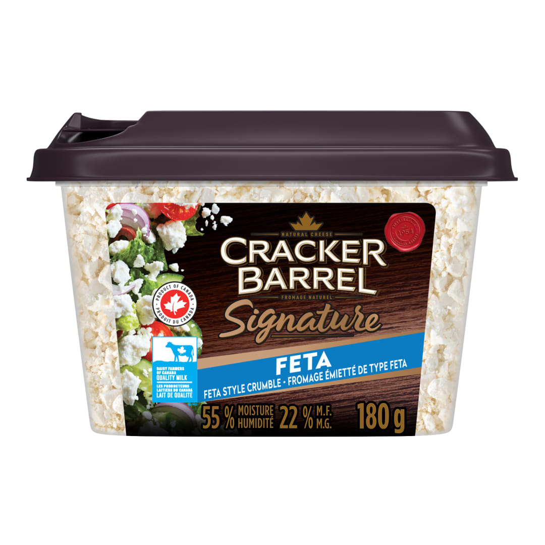 Cracker Barrel Signature Crumbled Feta Cheese , 180g