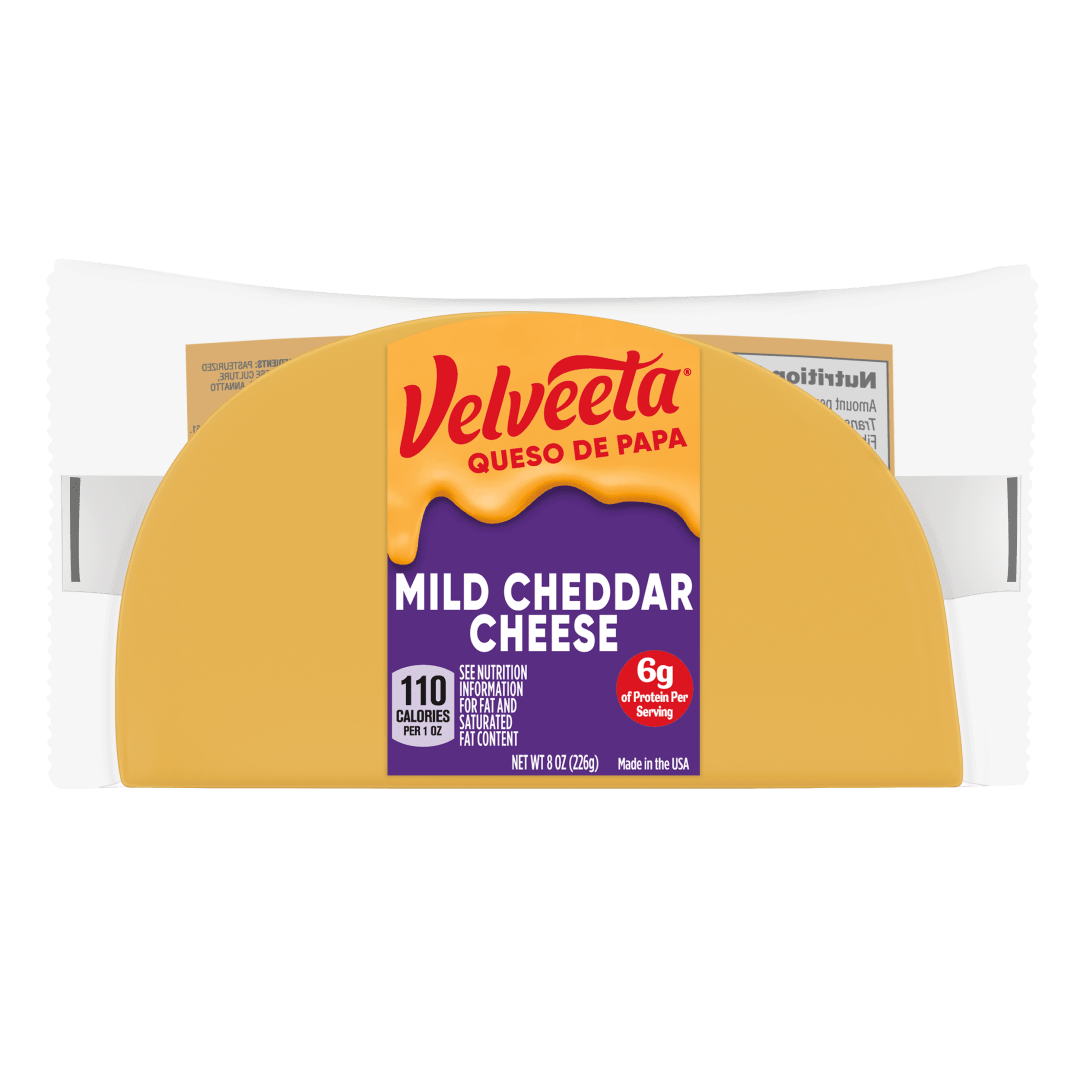 Velveeta-Queso De Papa Mild Cheddar 8 oz. Block