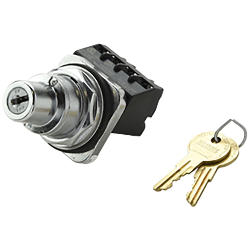 Key Switch 30mm 2pos Momentary 1NO