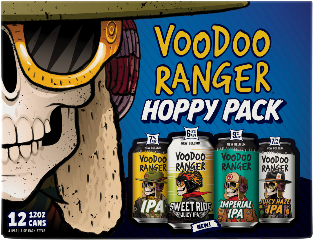 Voodoo Ranger Hoppy Variety Pack Beer, 12 Pack, 12 fl oz Cans