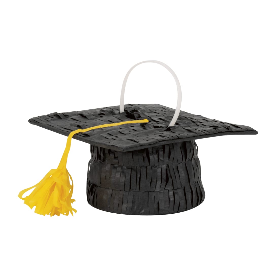 Stars &amp; Caps Graduation Cap Mini Pinata Favor Decoration