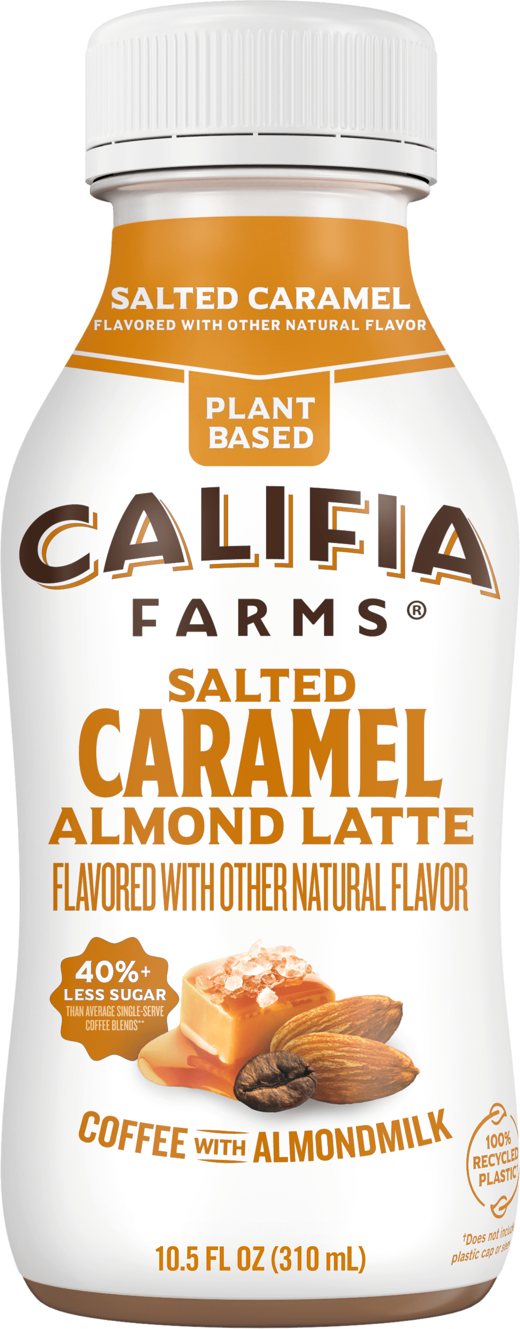 Salted Caramel Cold Brew Coffee with Almond Milk