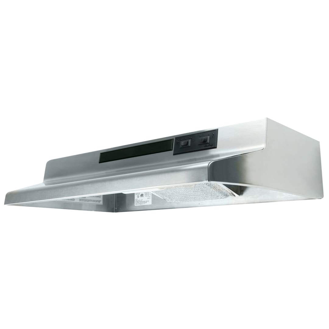 Air King 42" Under Cabinet Convertible Range Hood with Light in Stainless Steel