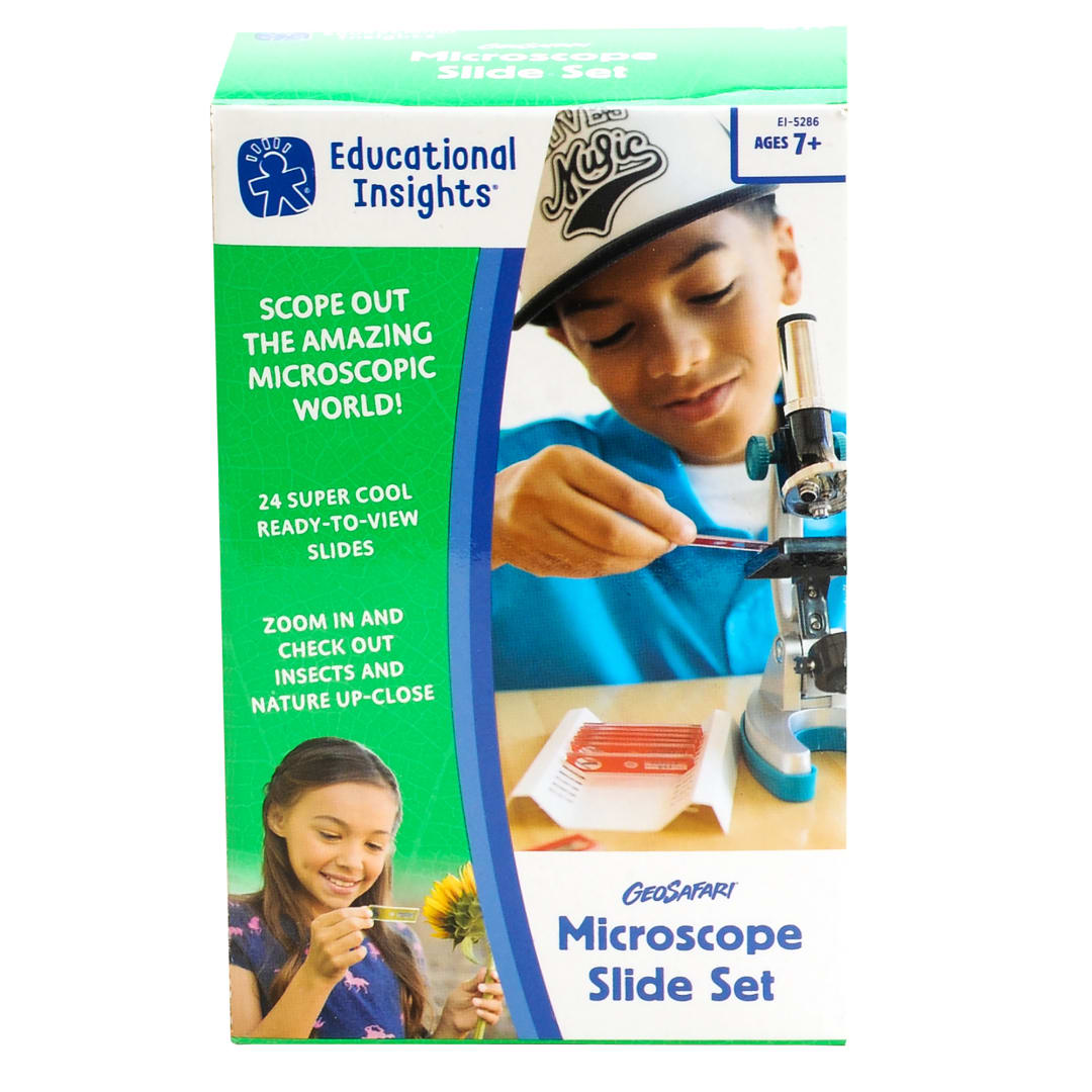 GEOSAFARI® MICROSCOPE SLIDE SET