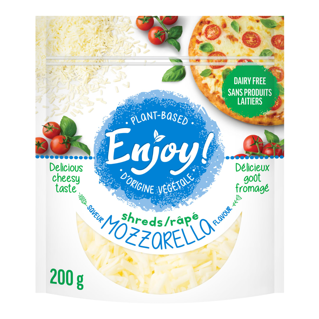 Enjoy! Dairy-Free Mozzarella Style Shreds, 200g