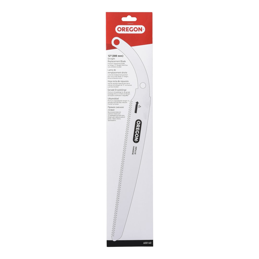 Use this replacement blade when you need a new straight blade on your saw, without throwing away the handle or the sheath. Easy to replace thanks to two point replacement screws and nuts, which can be removed and assembled with the help of a coin.