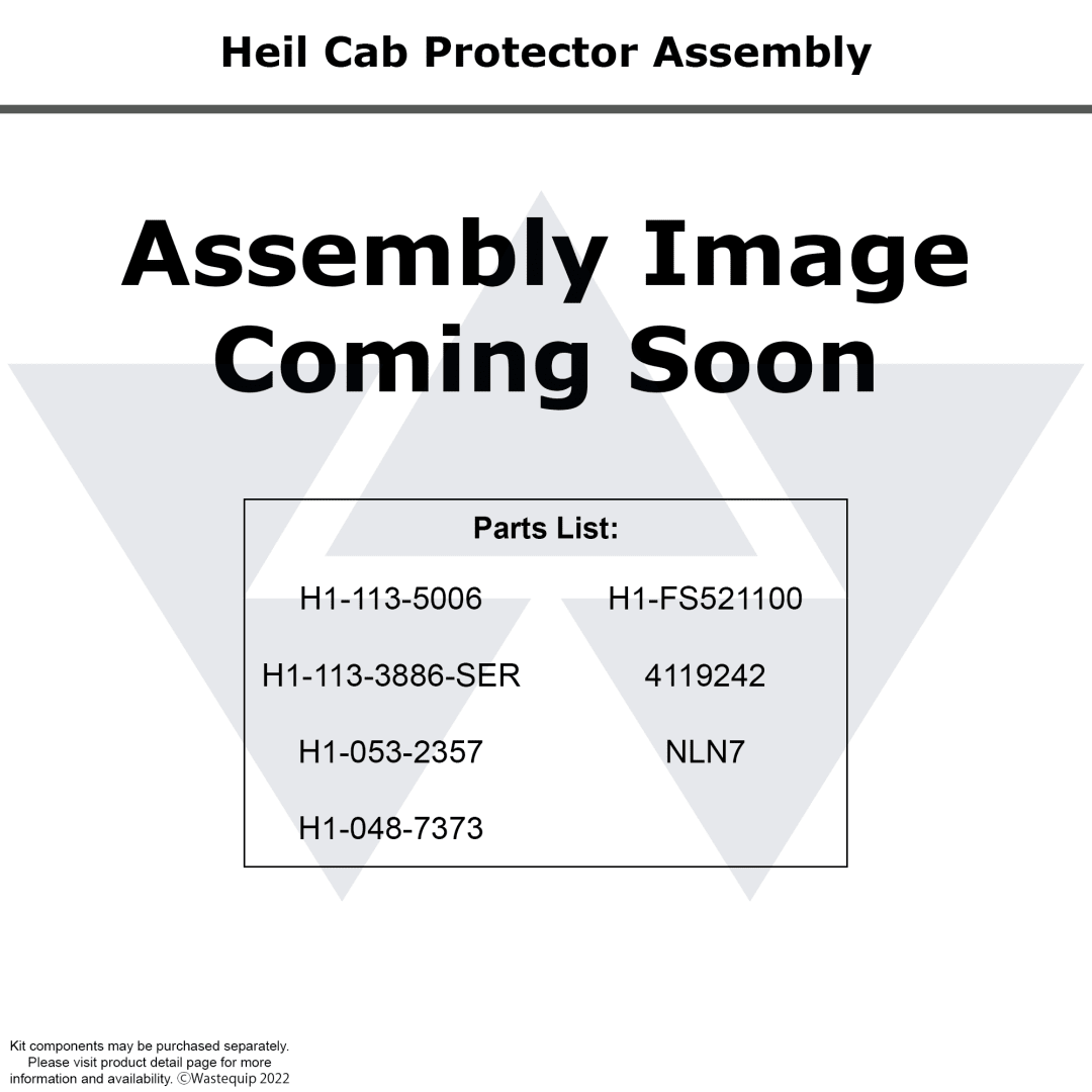 Wastebuilt® Replacement for Heil Cab Protector with Steel Extension