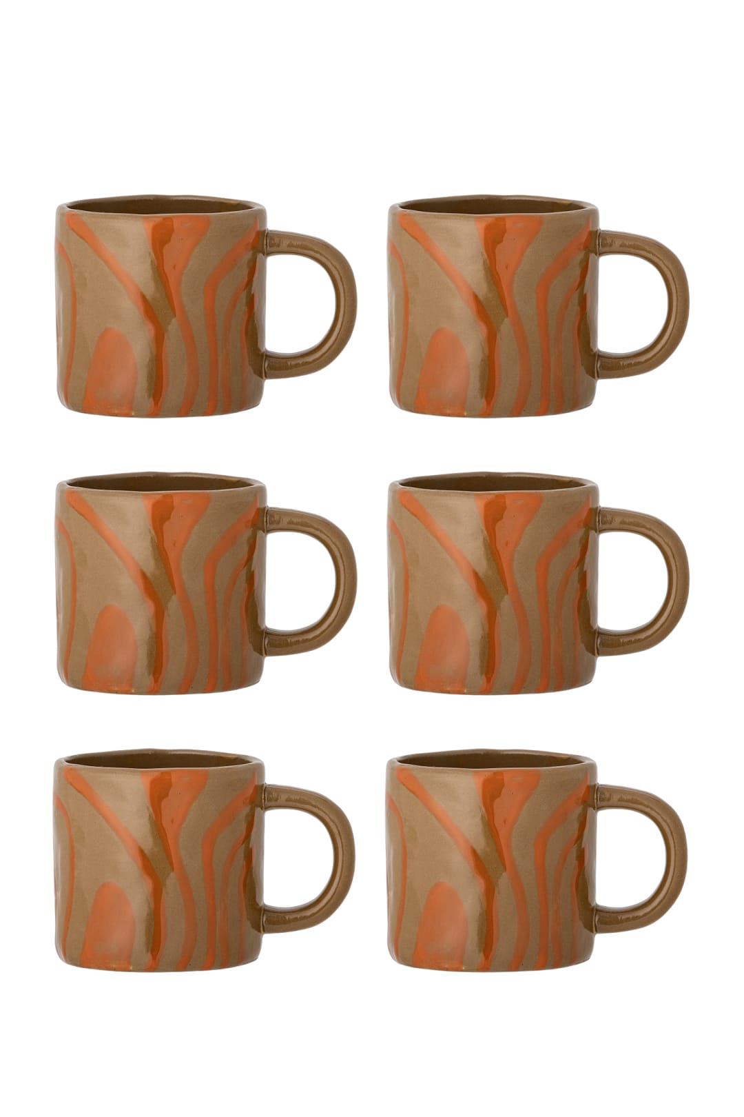 82061583 - Ninka Cup, Multipack, Orange, Stoneware STOCK: 11