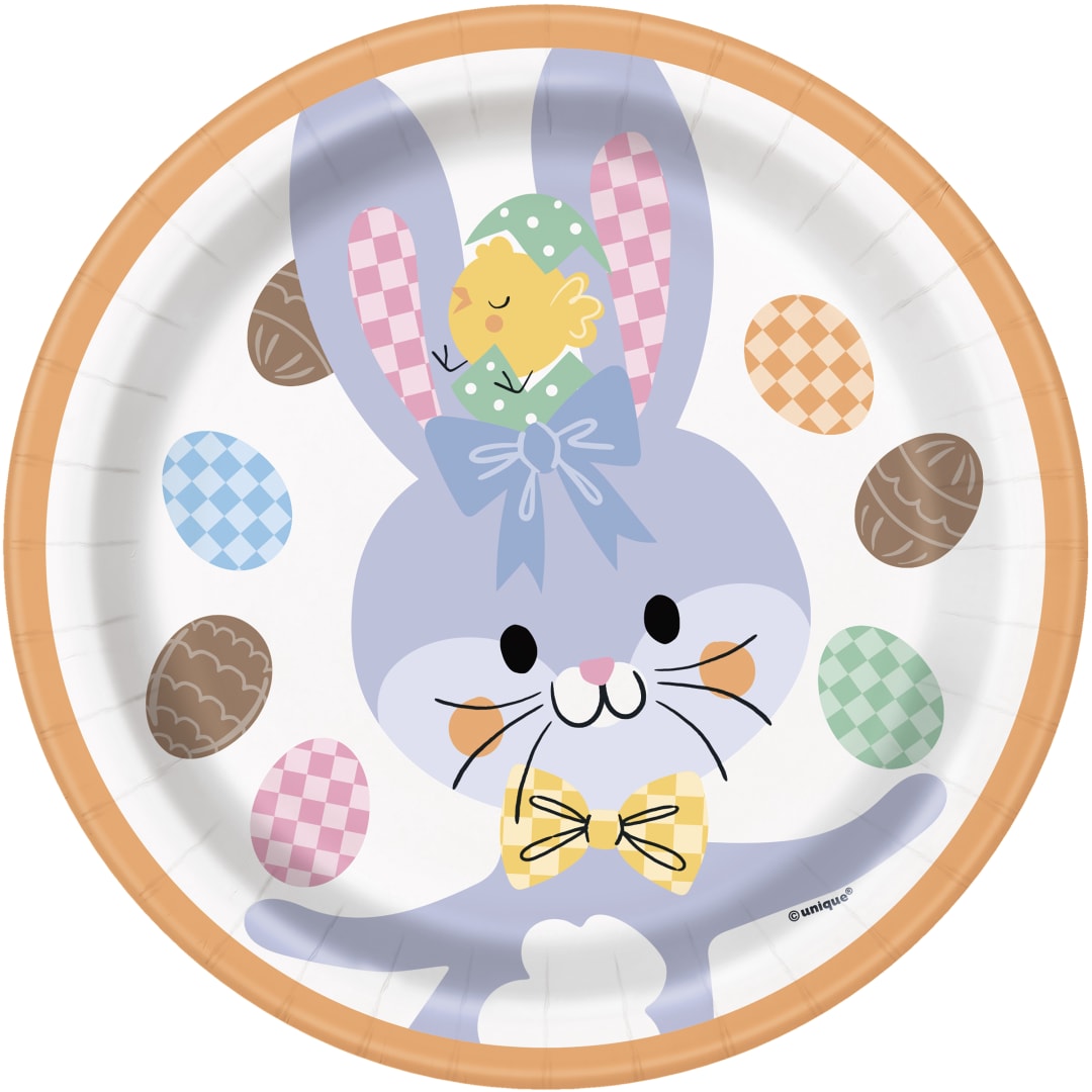 Easter Pals Round 7" Dessert Plates, 8ct