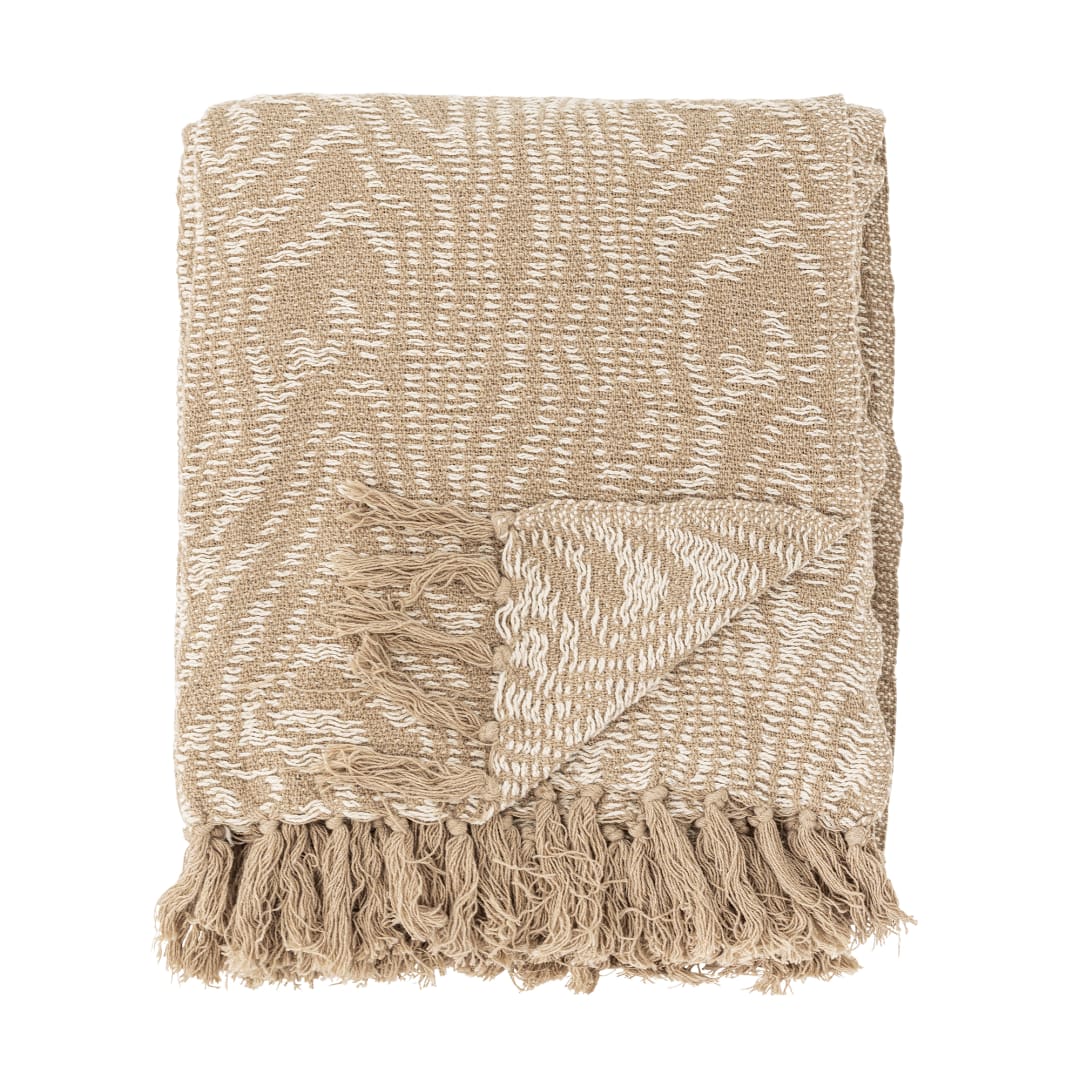 82066525 - Okapi Throw, Brown, Recycled Cotton STOCK: 300