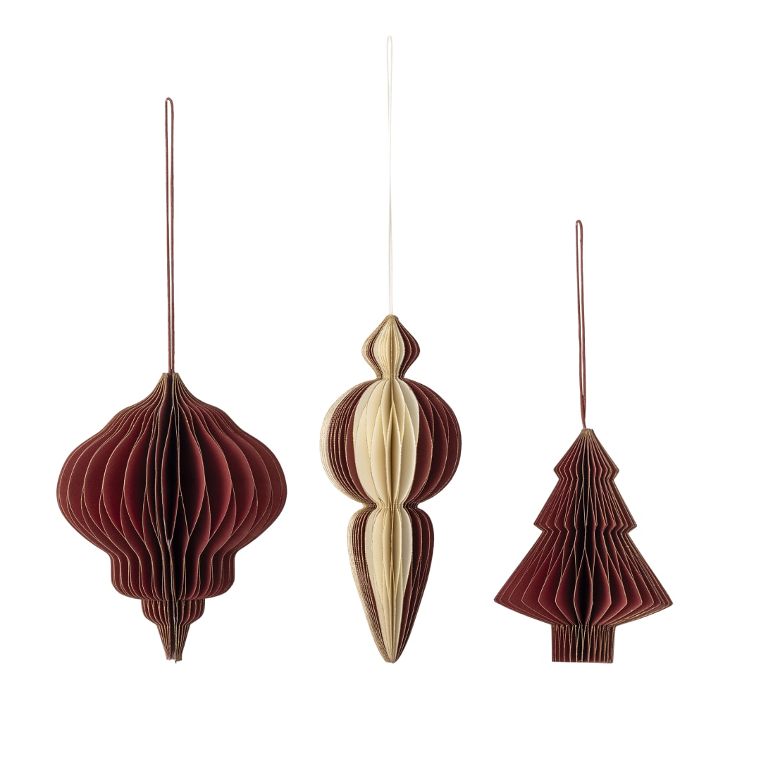 82069508 - Tinkle Ornament, Red, FSC®Mix, Paper STOCK: 300