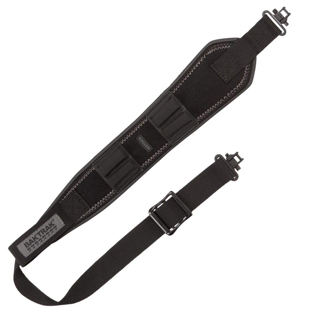 Allen Company Bullet BakTrak 2-Point Rifle and Shotgun Sling - Rubber Grip with Swivels - Ideal for Hunting and Shooting - Gun Strap - Tested up to 500 Lbs. - Black