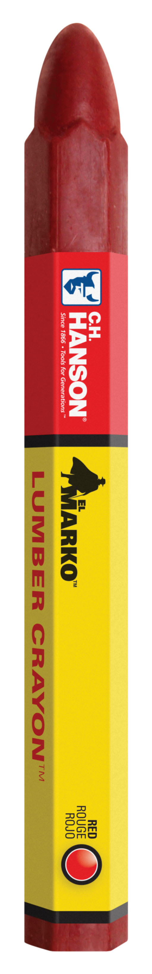 El Marko® Lumber Crayon-Standard Red