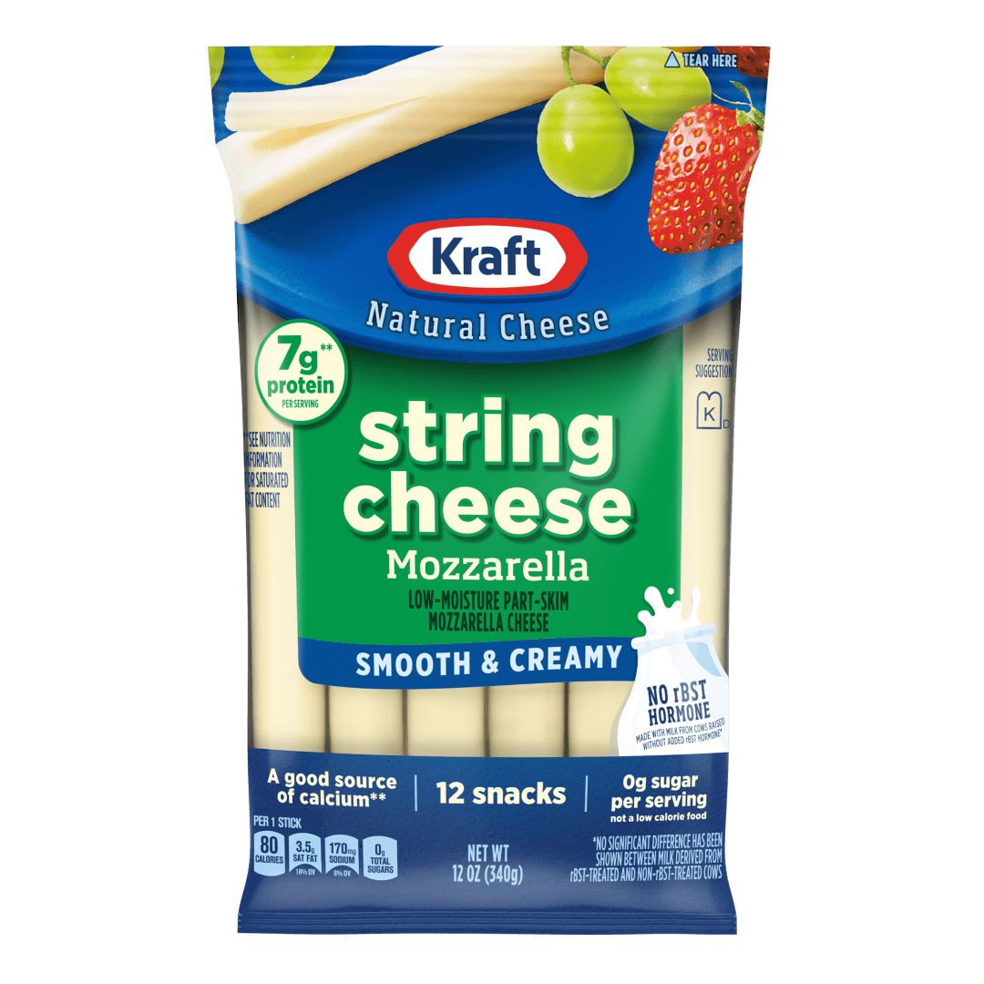 Kraft LMPS Mozzarella String Cheese Stick 12 ct