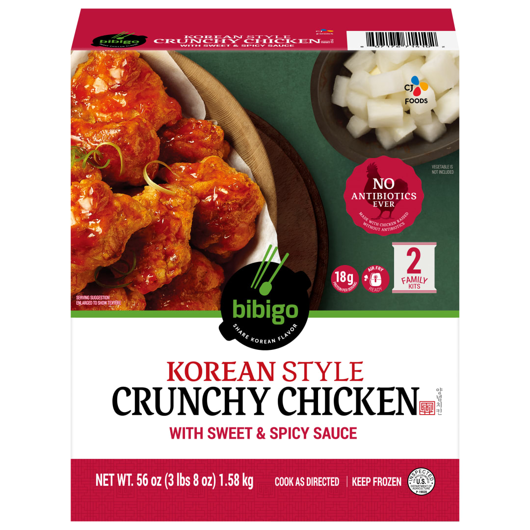 Frozen Korean Style Crunchy Chicken with Sweet & Spicy Sauce