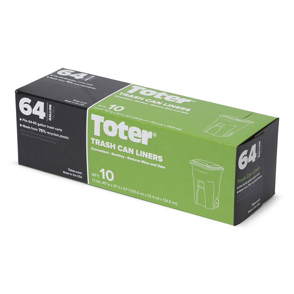 64 Gal. Trash Can Bags - 10 Bag Roll