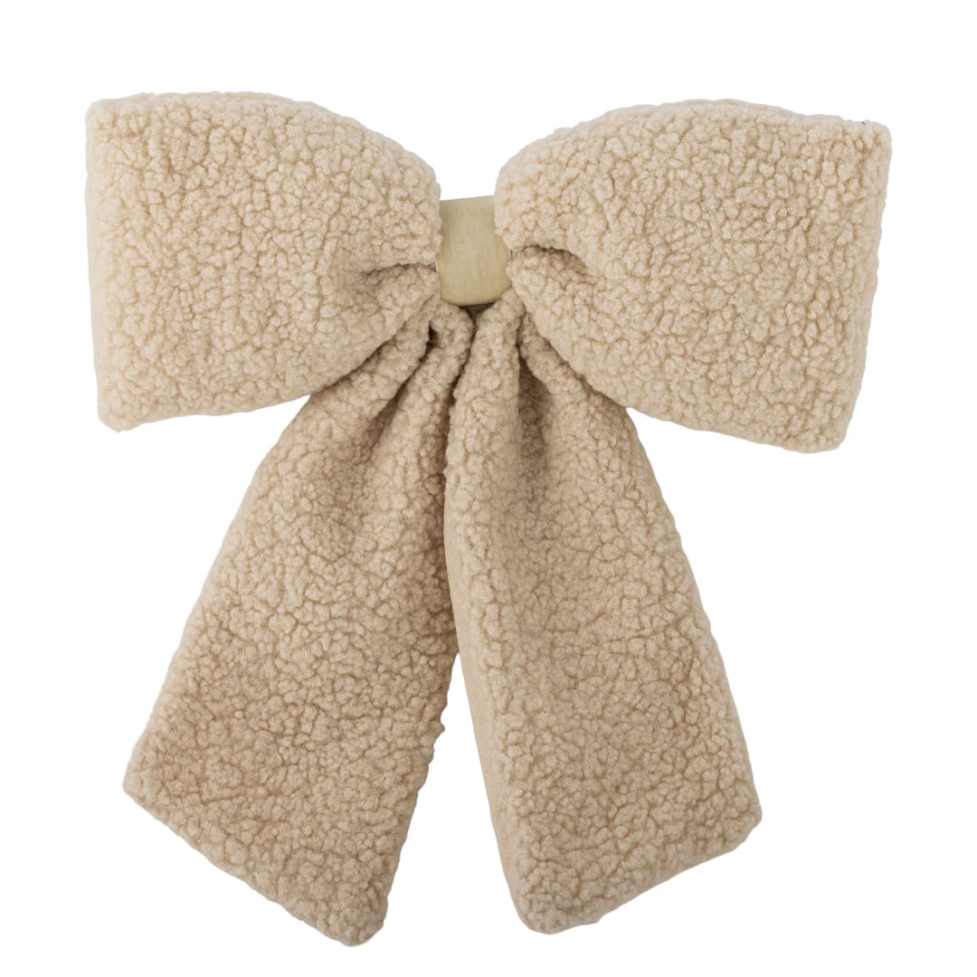 82072886 - Ruby Deco Bow, Nature, Polyester STOCK: 28