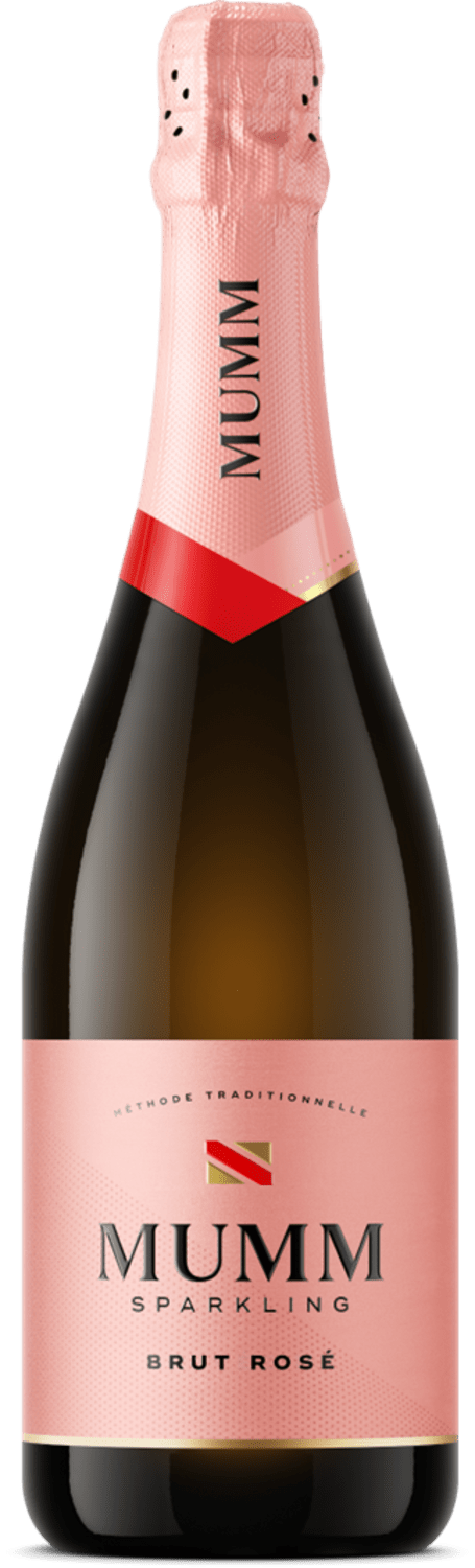Mumm Sparkling Wine Brut Rose, 750 ml Bottle, 25 Proof