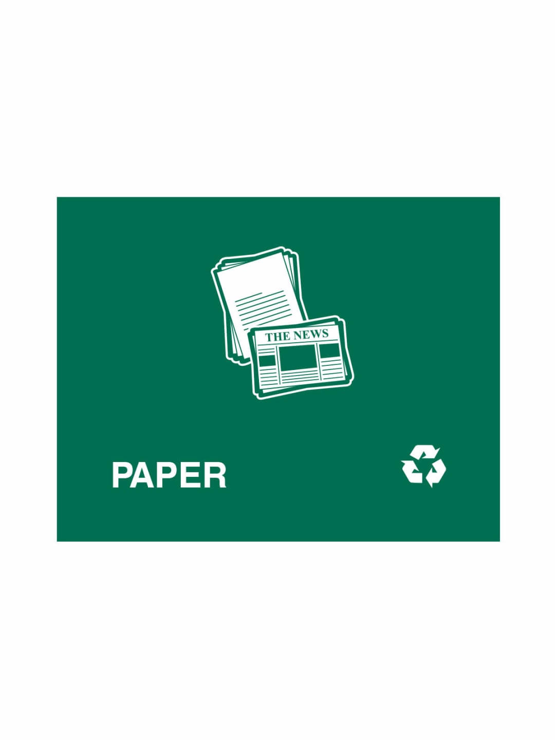  VISION - Sign - Paper - Green