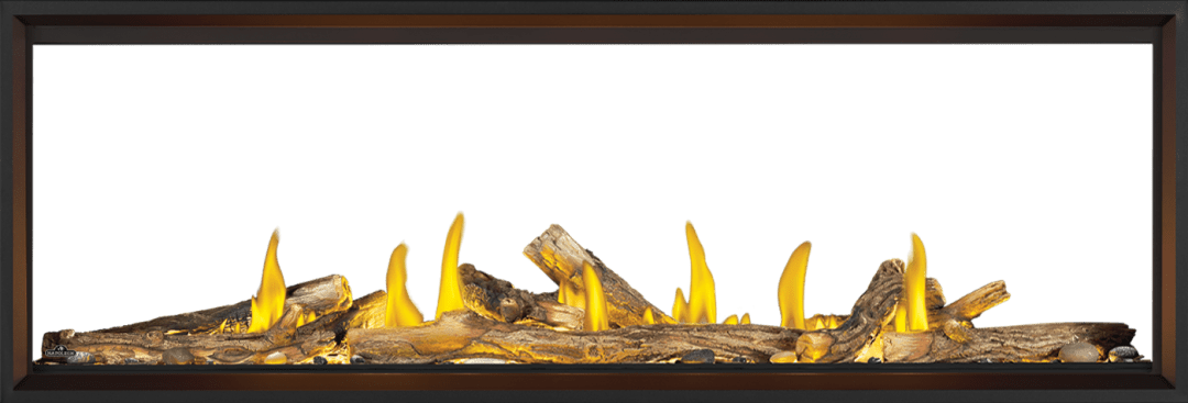Tall Linear Vector™ 74 See Through Direct Vent Gas Fireplace, Direct Vent Fireplace, Natural Gas, Electronic Ignition