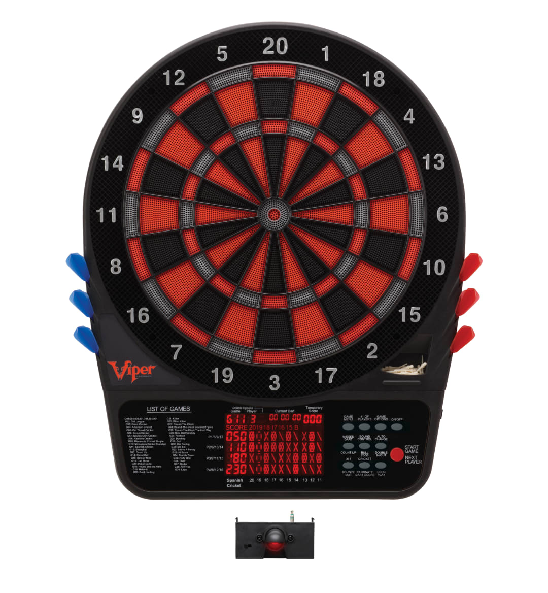 Viper 800 Electronic Dartboard with Light Line