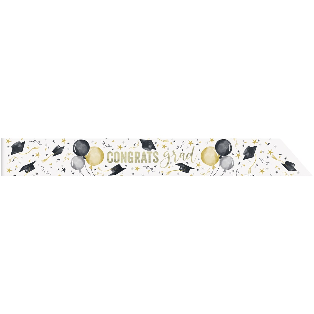 Golden Star Graduation Sash - Foil Stamping