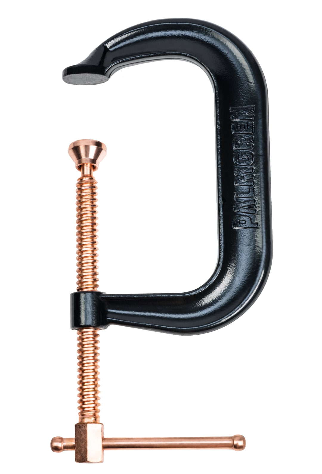 6" Drop Forged Deep Throat C-Clamp W/ Copper Spind