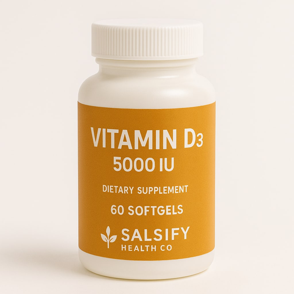 Salsify Health Co Vitamin D3 5000 IU — 60 Softgels