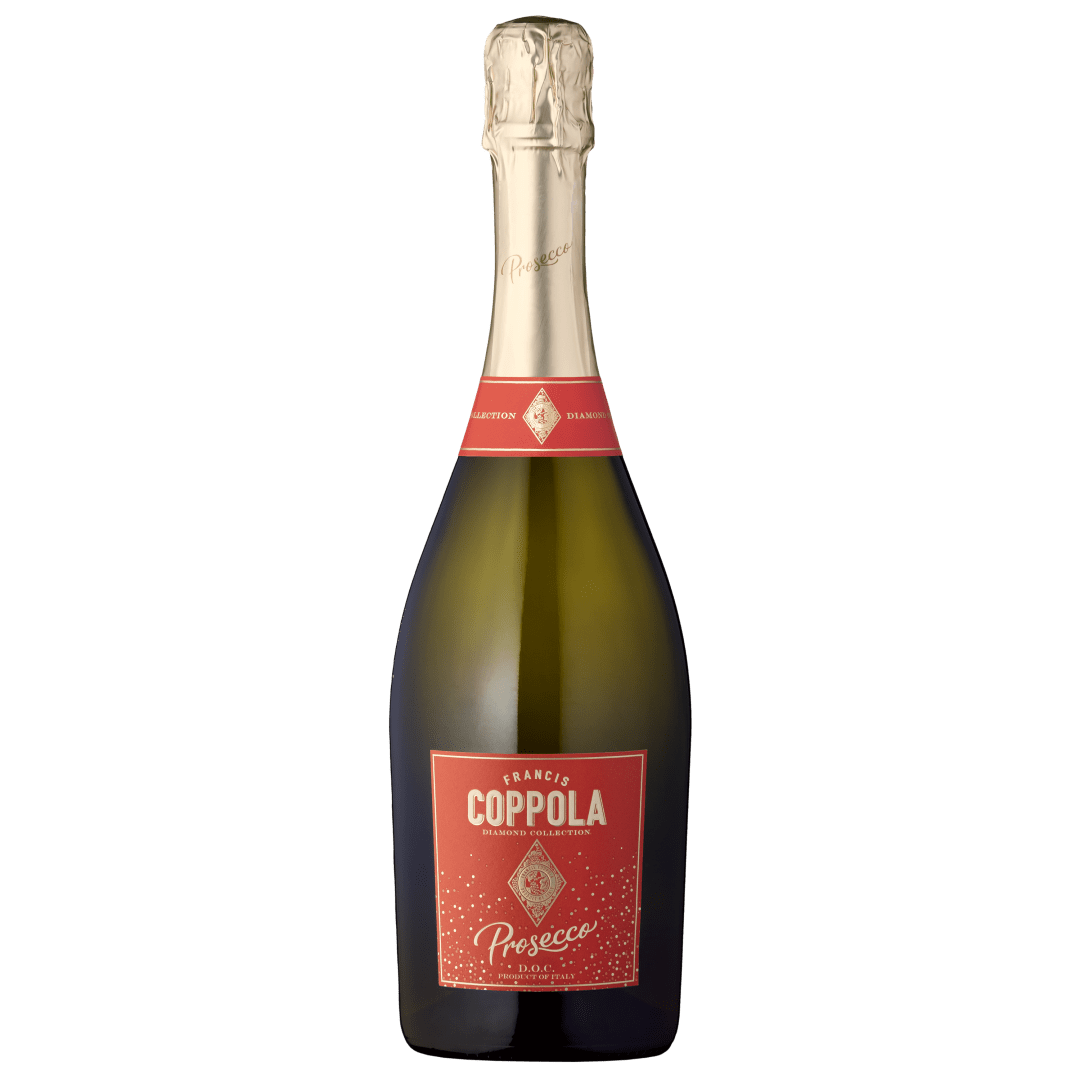 Francis Coppola Diamond Collection Prosecco Sparkling Wine, Italy, 750mL Glass Bottle