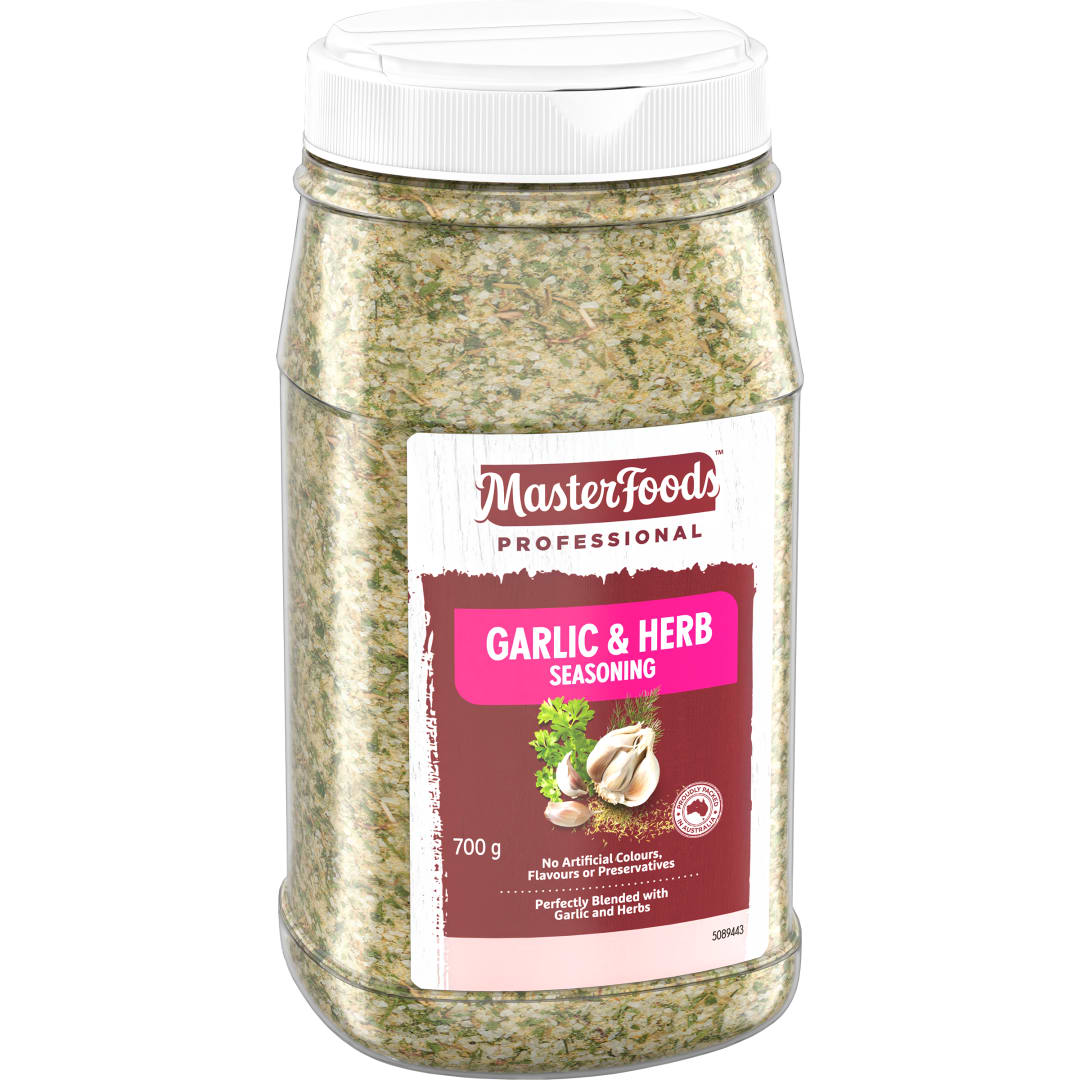 MASTERFOODS Seasoning Garlic & Herb 700g Bulk Jar