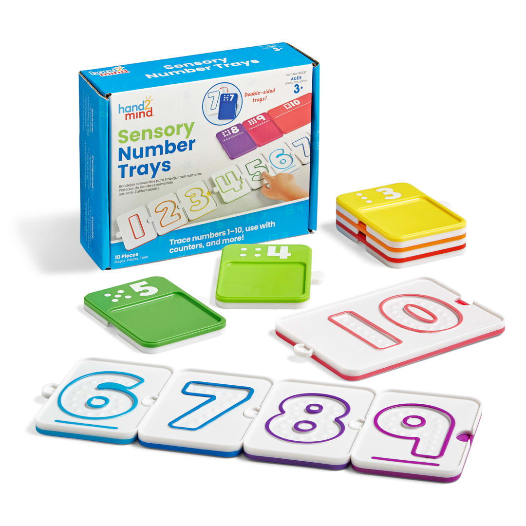 Sensory Number Trays