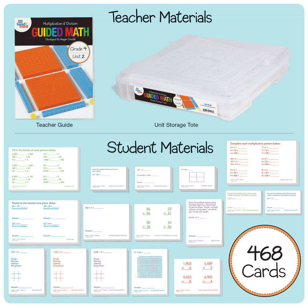 GUIDED MATH KIT, MULTIPLY-DIVIDE G4U2